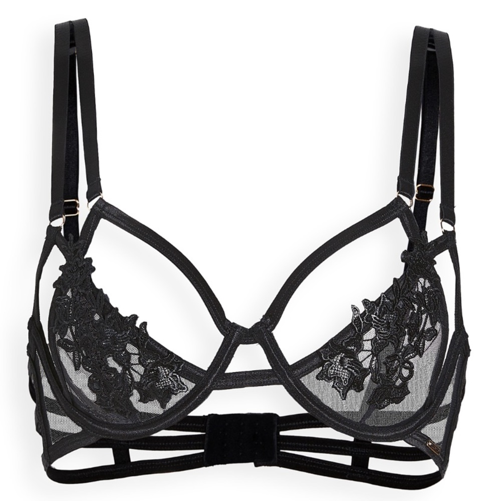 Bluebella Sienna Lace & Mesh Strappy Underwire Bra